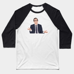 John Oliver at his iconic desk Baseball T-Shirt